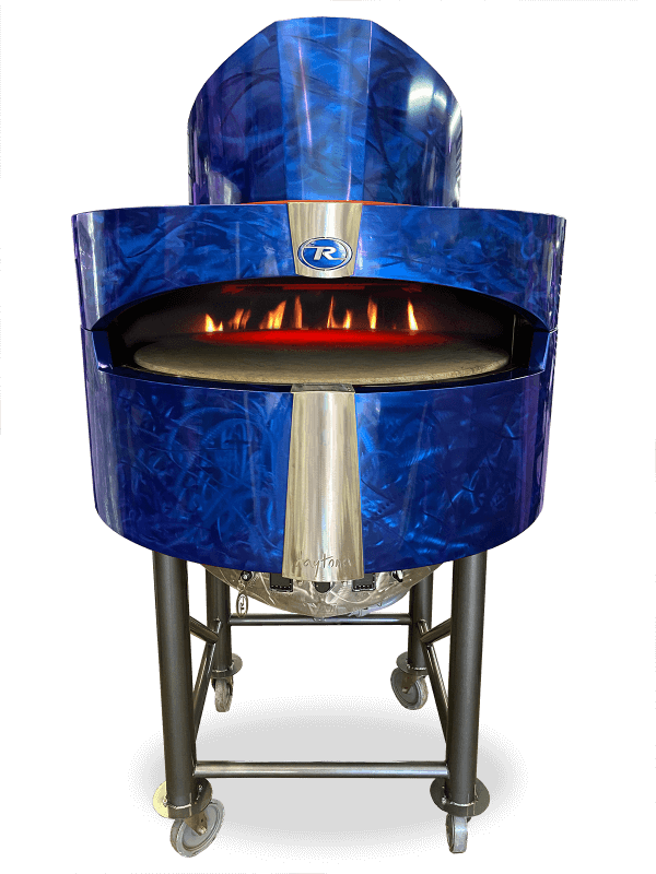 Remco Daytona V6 rotating brick oven blue