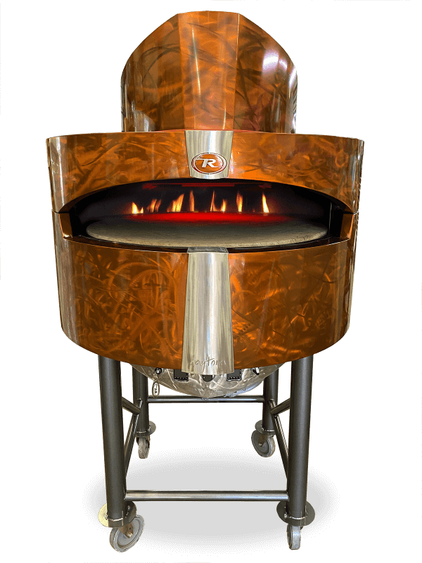 Remco Daytona V6 rotating brick oven copper